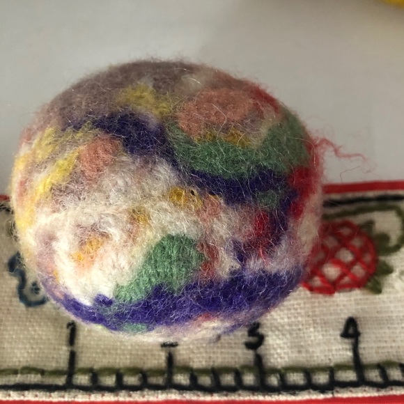 HAND CRAFTED Wool Felt Balls (Set of 3) - Picture 6 of 6